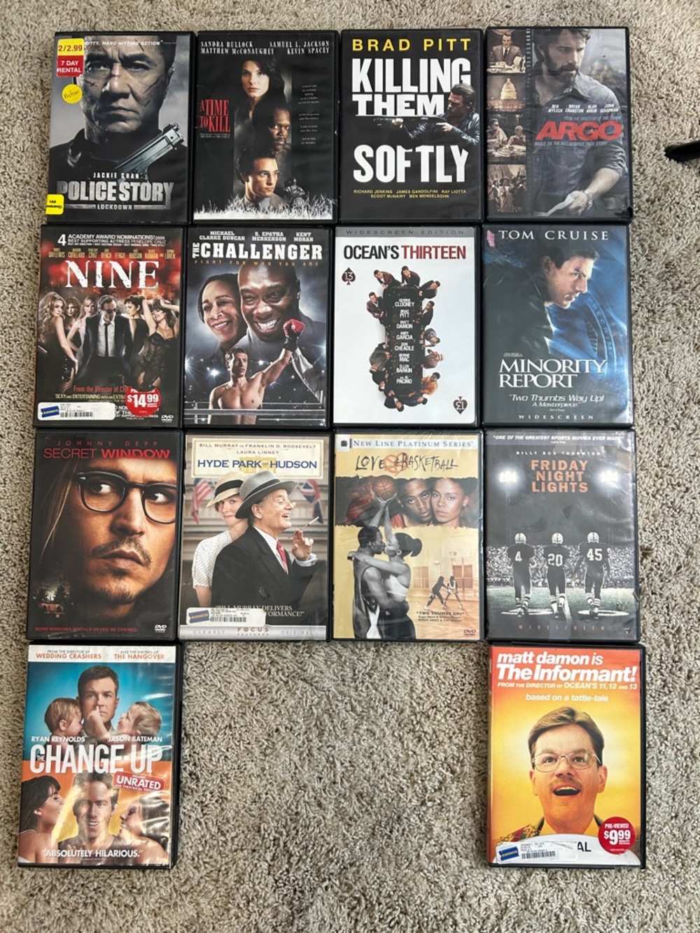 Assorted DVD Movie Lot - 14 Popular Titles